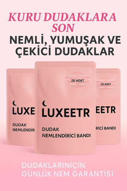 Luxee Kolajen Dudak Nemlendirici Maskesi