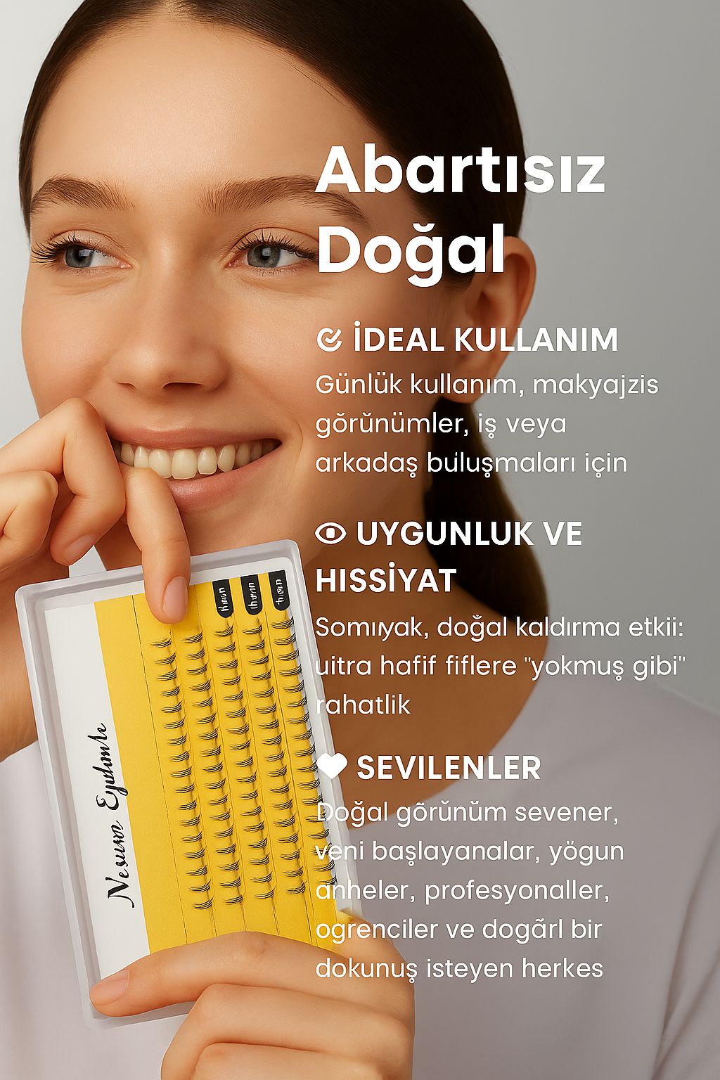 Takma Kirpik Kiti (Doğal)