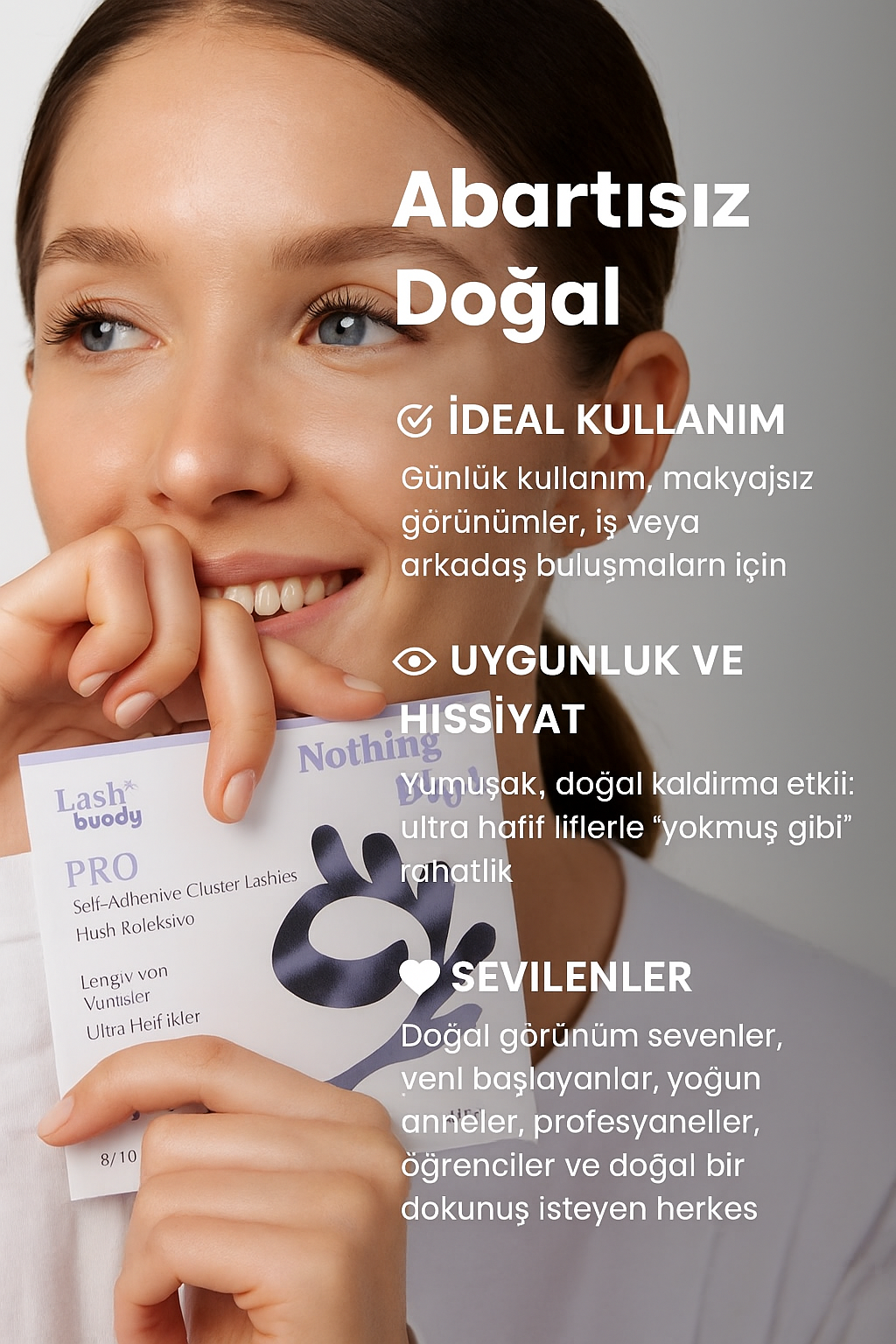 Takma Kirpik Kiti (Doğal)