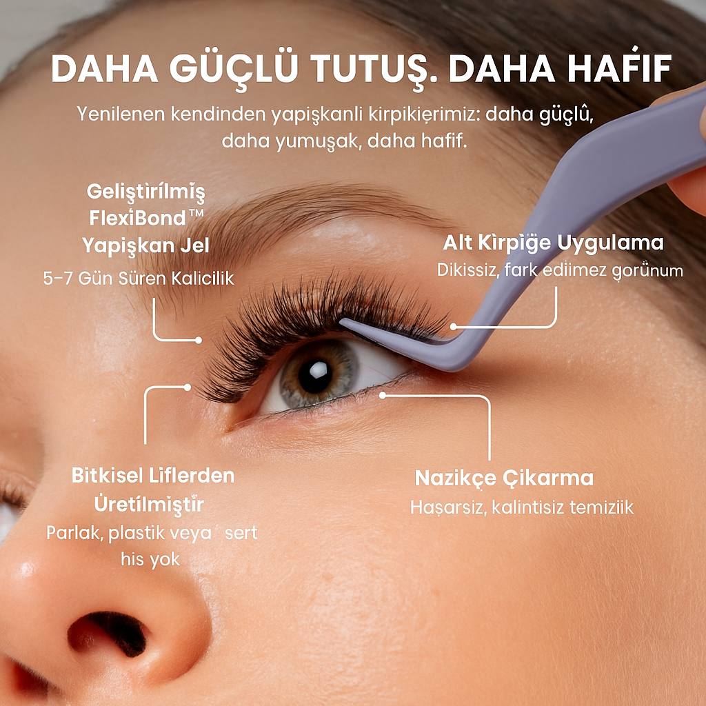 Takma Kirpik Kiti (Doğal)